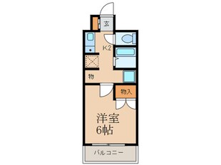 きゃぴたる北浜の物件間取画像